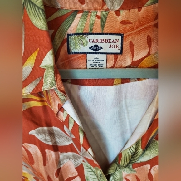 Y2K Caribbean Joe Hawaiian vintage print top - Picture 4 of 6